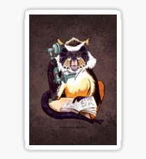 Wolf's Mona Monkey II Sticker