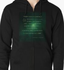 Gatsby believed in the green light Zipped Hoodie