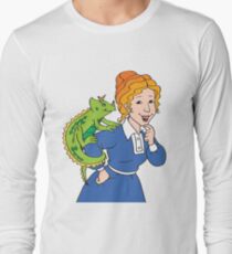 Frizzle Pattern Long Sleeve T-Shirt