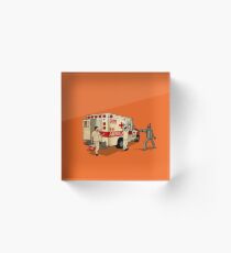 Robot Robbers Acrylic Block
