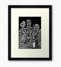 Grotesque Rendering Framed Print