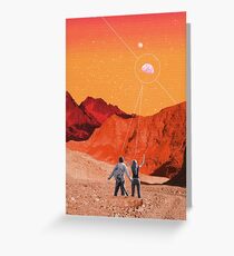 Mars Holidays Greeting Card