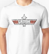 Top Gun Style Bachelor / Stag Party Shirt (Groom) Unisex T-Shirt