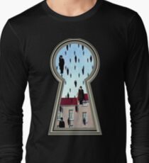 "Magritte from the lock" Long Sleeve T-Shirt