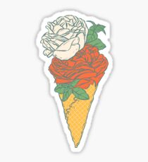 Rose ice cream Sticker