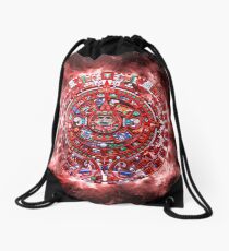 Mayan Calender Drawstring Bag