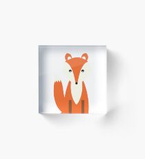Fox by Natalie Kinnear Designs Acrylic Block