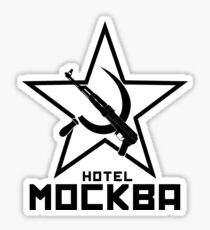 Black Lagoon Hotel Moscow Sticker