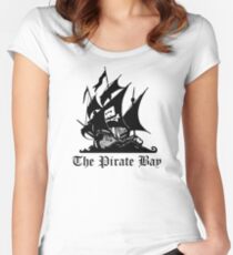 The Pirate Bay Women's Fitted Scoop T-Shirt