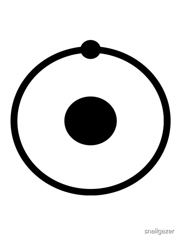 Dr Manhattan Hydrogen Symbol By Snailgazer Redbubble 