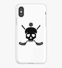 Floorball skull iPhone Case