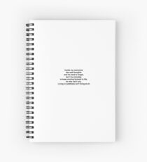 Gray Fairy Tail Quote 2 Spiral Notebook
