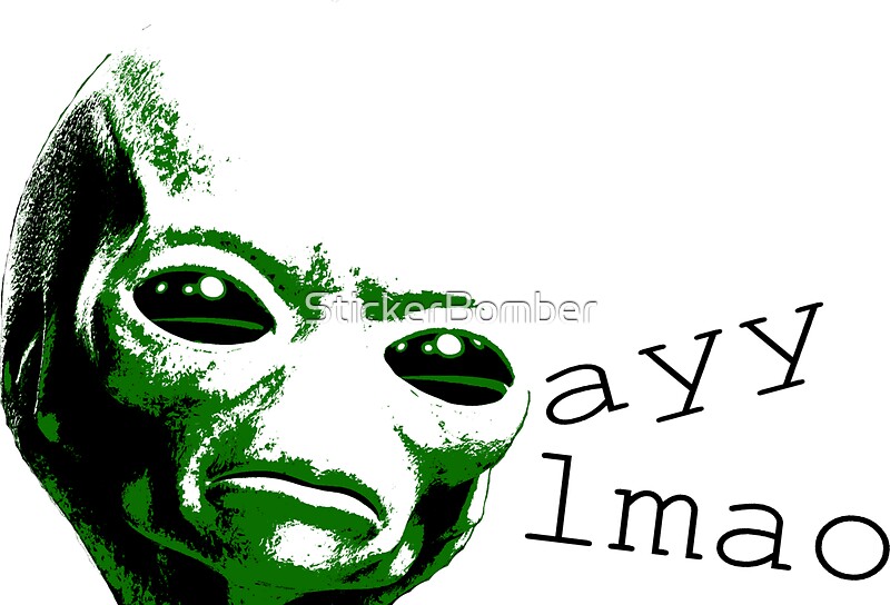 Ayy Lmao Stickers Redbubble