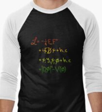 Universe Lagrangian. "j" Men's Baseball ¾ T-Shirt