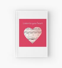 Cuaderno de tapa dura Escucha a tu corazón