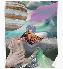 Mountain Hand Poster