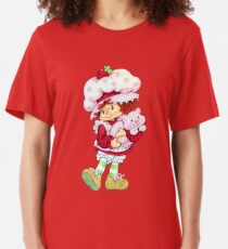 Strawberry Shortcake & Custard Slim Fit T-Shirt