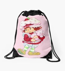 Strawberry Shortcake & Custard Drawstring Bag
