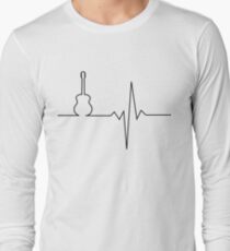 Guitar heart Long Sleeve T-Shirt