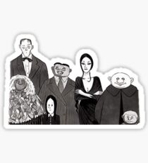 The Addams family Sticker