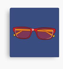 Pop Art Glasses Canvas Print