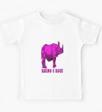 Rhinoceros, Rhino C Rose Kids Tee