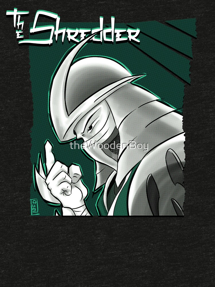 The Shredder - Technodrome Control-screen Blue-Green by theWoodenBoy