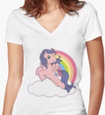 My Little Pony - 80s Women's Fitted V-Neck T-Shirt