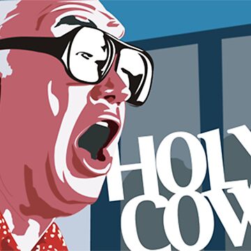 Holy Cow Sticker for Sale by ZeDeWitt