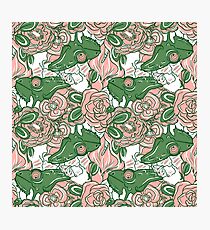 Chameleon abstract seamless pattern Photographic Print