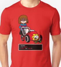 Undertale Frisk und Flowey Slim Fit T-Shirt
