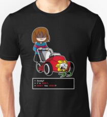 Undertale Frisk und Flowey Slim Fit T-Shirt
