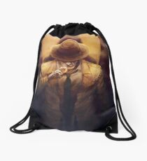 The Synth detective Drawstring Bag