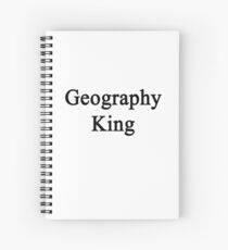 Geography King Spiral Notebook