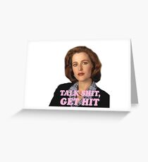 Dana Scully Sticker Greeting Card