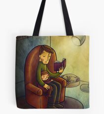 Reading stories Tote Bag