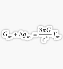 Einstein field equation Sticker