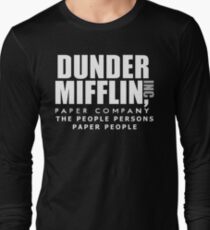 Dunder Mifflin The People Persons Paper People Long Sleeve T-Shirt