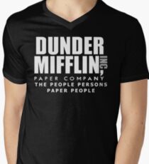 Dunder Mifflin The People Persons Paper People Men's V-Neck T-Shirt