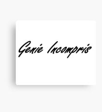 Lienzo "Genie incompris"