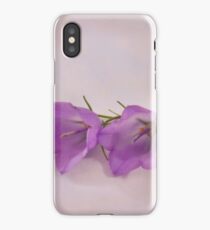 Three Wild Campanella Blossoms - Macro iPhone Case/Skin