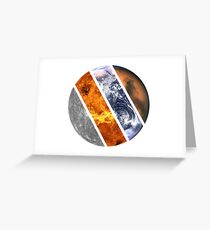 Terrestrial Neighbors Greeting Card