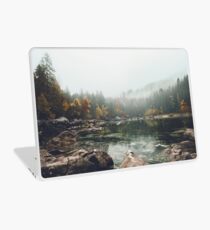 Lake serenity landscape photography Laptop Skin
