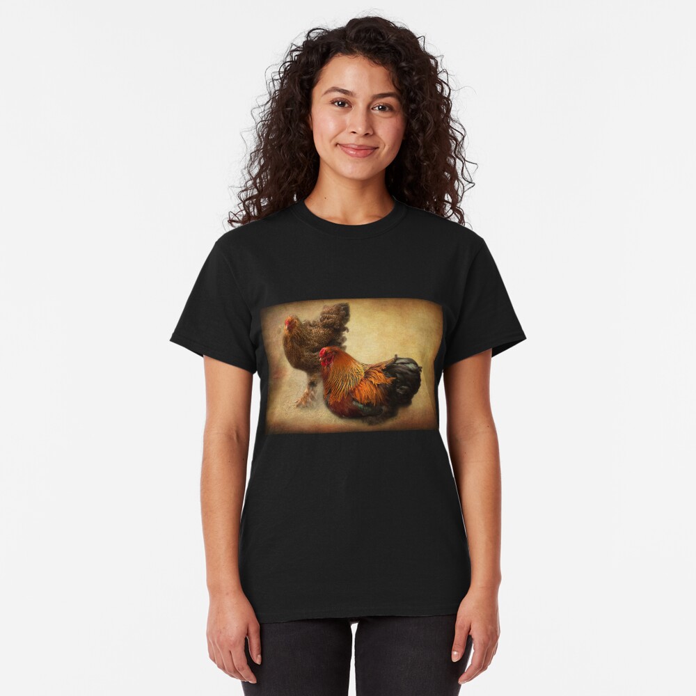 Rooster and hen Classic T-Shirt