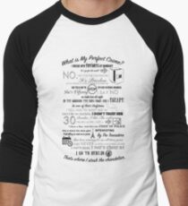 The Office: Dwight's Perfect Crime Men's Baseball ¾ T-Shirt