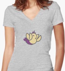 Cancer Women's Fitted V-Neck T-Shirt