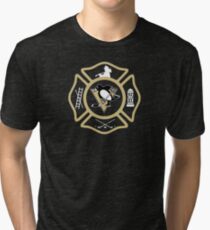Pittsburgh Fire - Penguins style Tri-blend T-Shirt