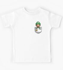 Pocket Luigi Tshirt Kids Tee