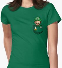 Pocket Luigi Tshirt Women's Fitted T-Shirt