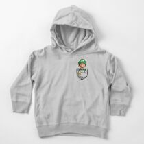 Pocket Luigi Tshirt Toddler Pullover Hoodie